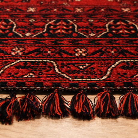 Buhari Series Afghan Design Machine Woven Carpet