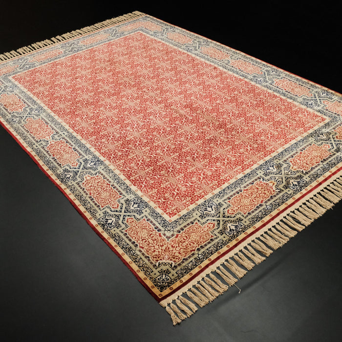 Saf İpek Anadolu El Dokuma Klasik Halı, kırmızı, 202x284 cm — Halıcızade