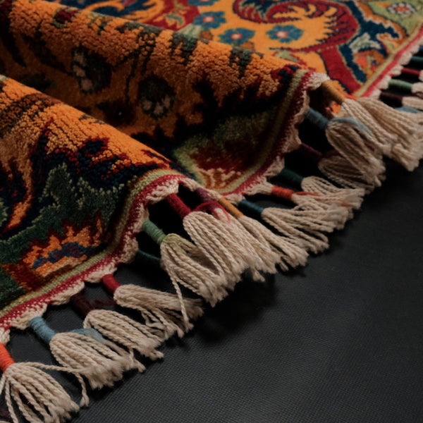 Anadolu Şal Serisi Patchwork Desenli El Dokuma Yün Halı