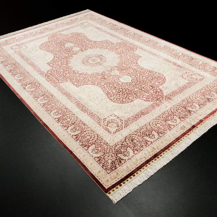 Klasik Tasarım El Dokuma İpek Halı, 207x309 cm — Halıcızade
