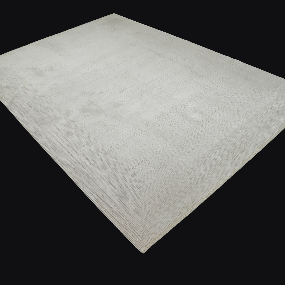 Çerçeve Desenli Makine Dokuma Halı, beyaz, 80x150 – 300x400 cm — Halıcızade