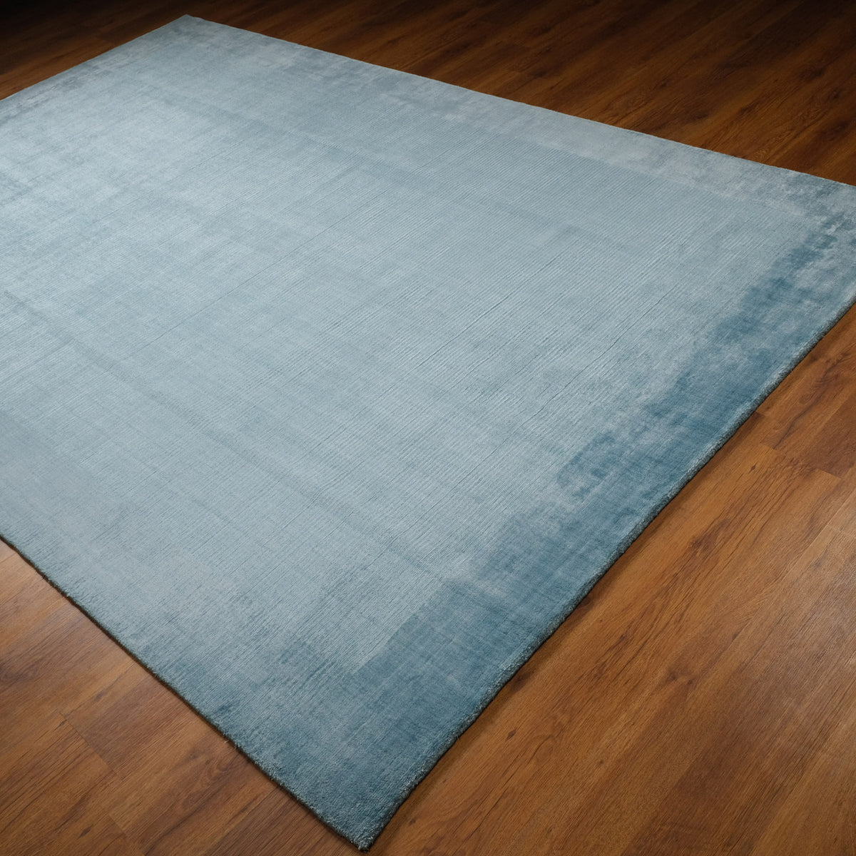 Çizgi Desenli Tezgah Dokuma Halı, turkuaz, 200x300 cm — Halıcızade