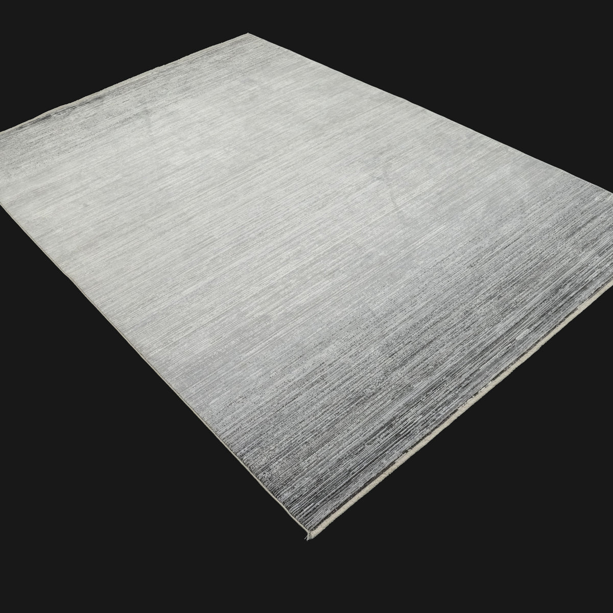 Çizgi Desenli Makine Dokuma Halı, gri, 80x150 – 300x400 cm — Halıcızade