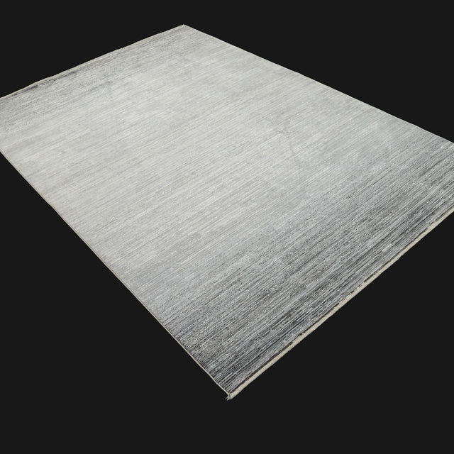 Çizgi Desenli Makine Dokuma Halı, gri, 80x150 – 300x400 cm — Halıcızade