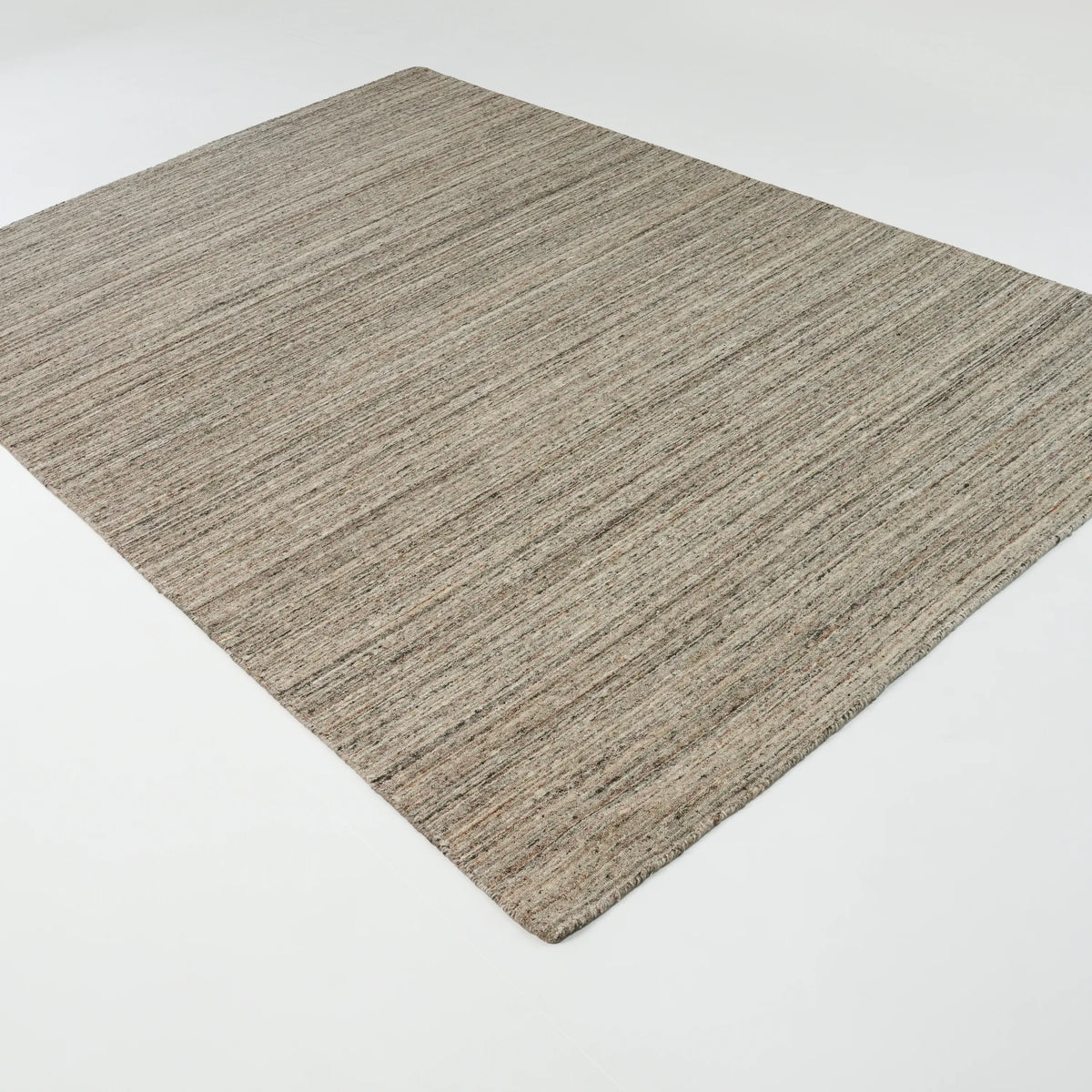 Çizgi Desenli Vizon Yün Tezgah Dokuma Halı, 200x300 cm — Halıcızade