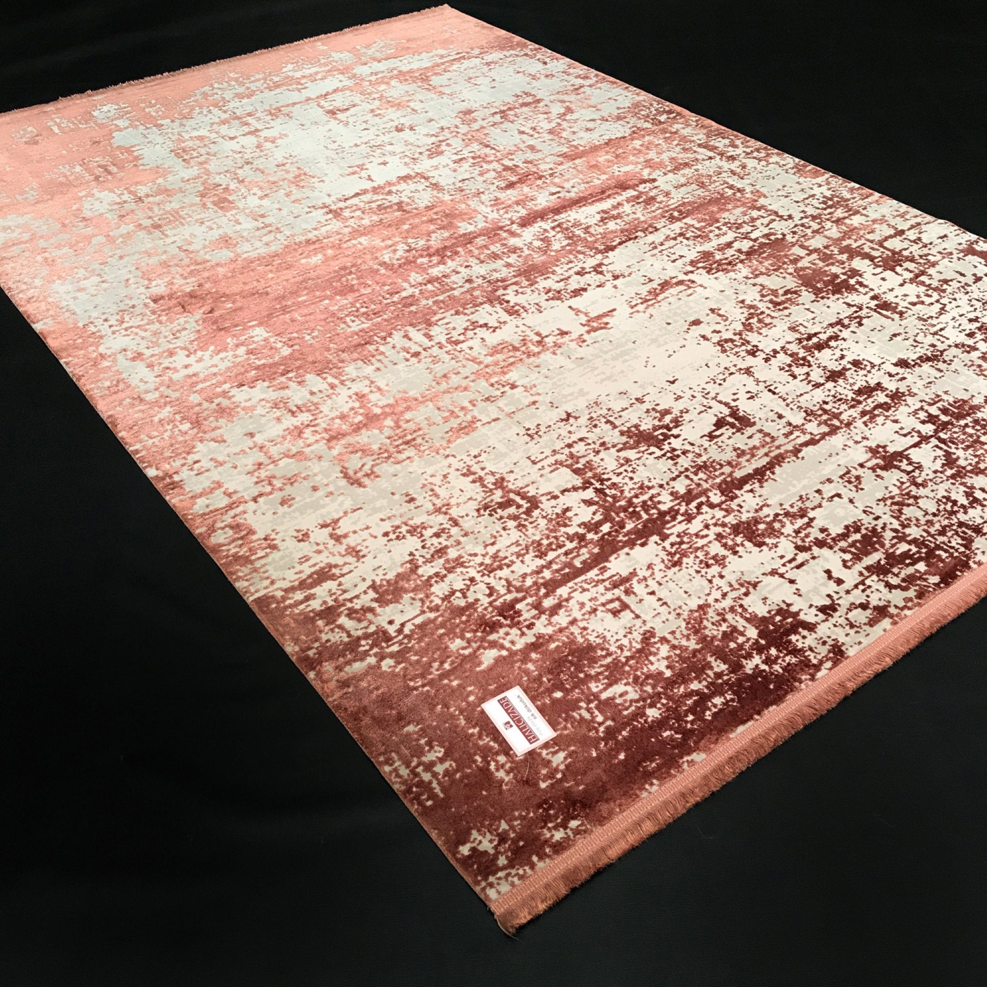 Cordoba Series Machine Woven Abstract Pattern Copper Rug