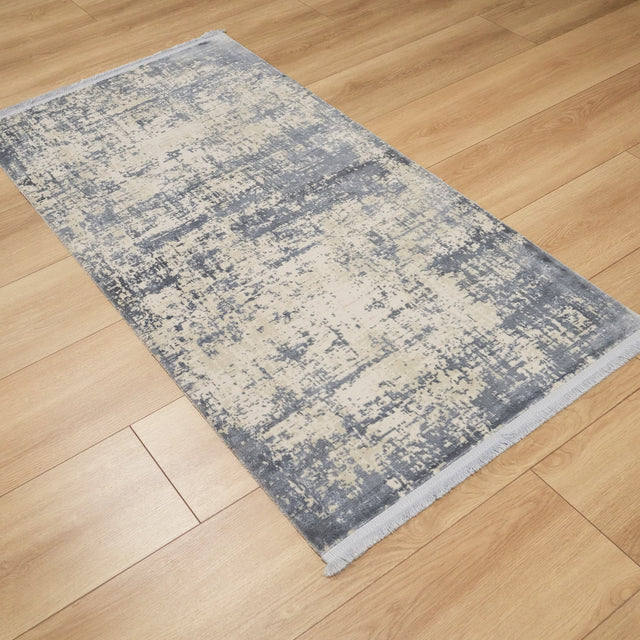 Cordoba Serisi Soyut Desenli Antrasit Halı, 80x150 – 300x400 cm — Halıcızade