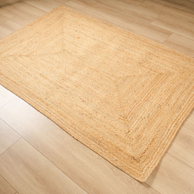 Echo Jüt Serisi Sade Desenli El Dokuma Halı, kahverengi, 120x180 – 250x350 cm — Halıcızade