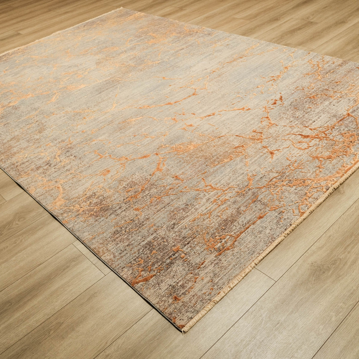 La Paz Serisi Makine Dokuma Soyut Desenli Terra Halı, terra, 160x230 – 200x290 cm — Halıcızade