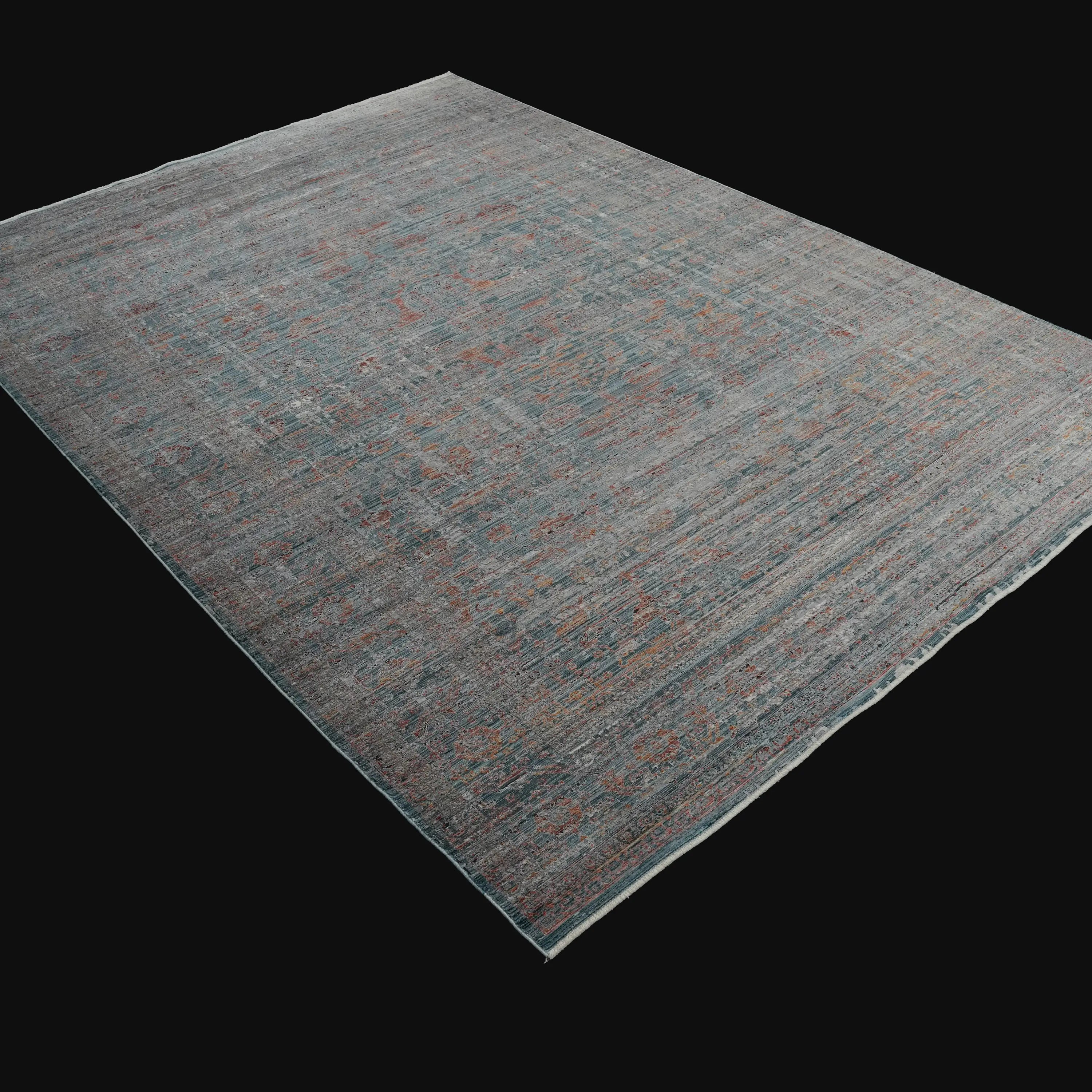 Vintage Desenli Makine Dokuma Halı