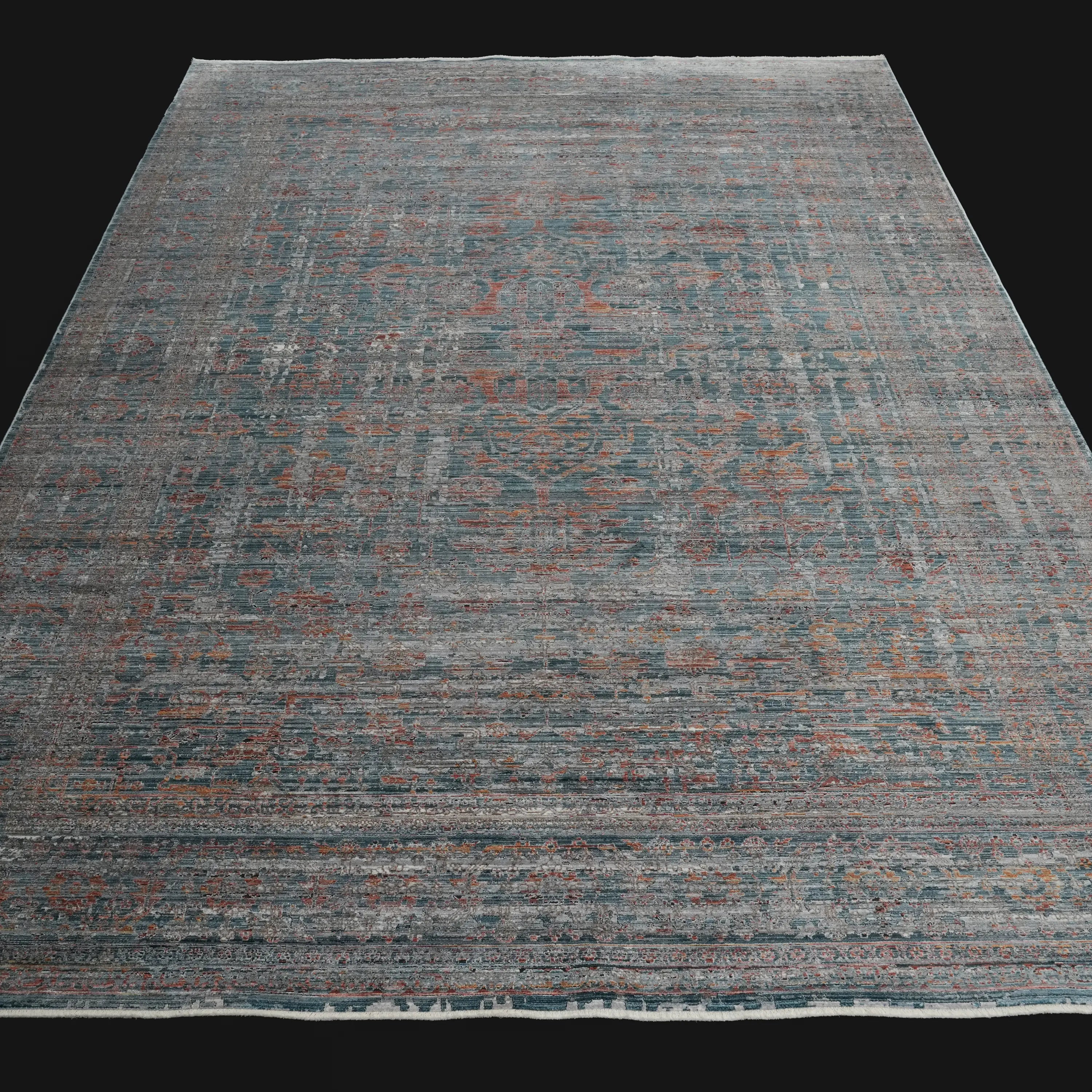 Vintage Desenli Makine Dokuma Halı