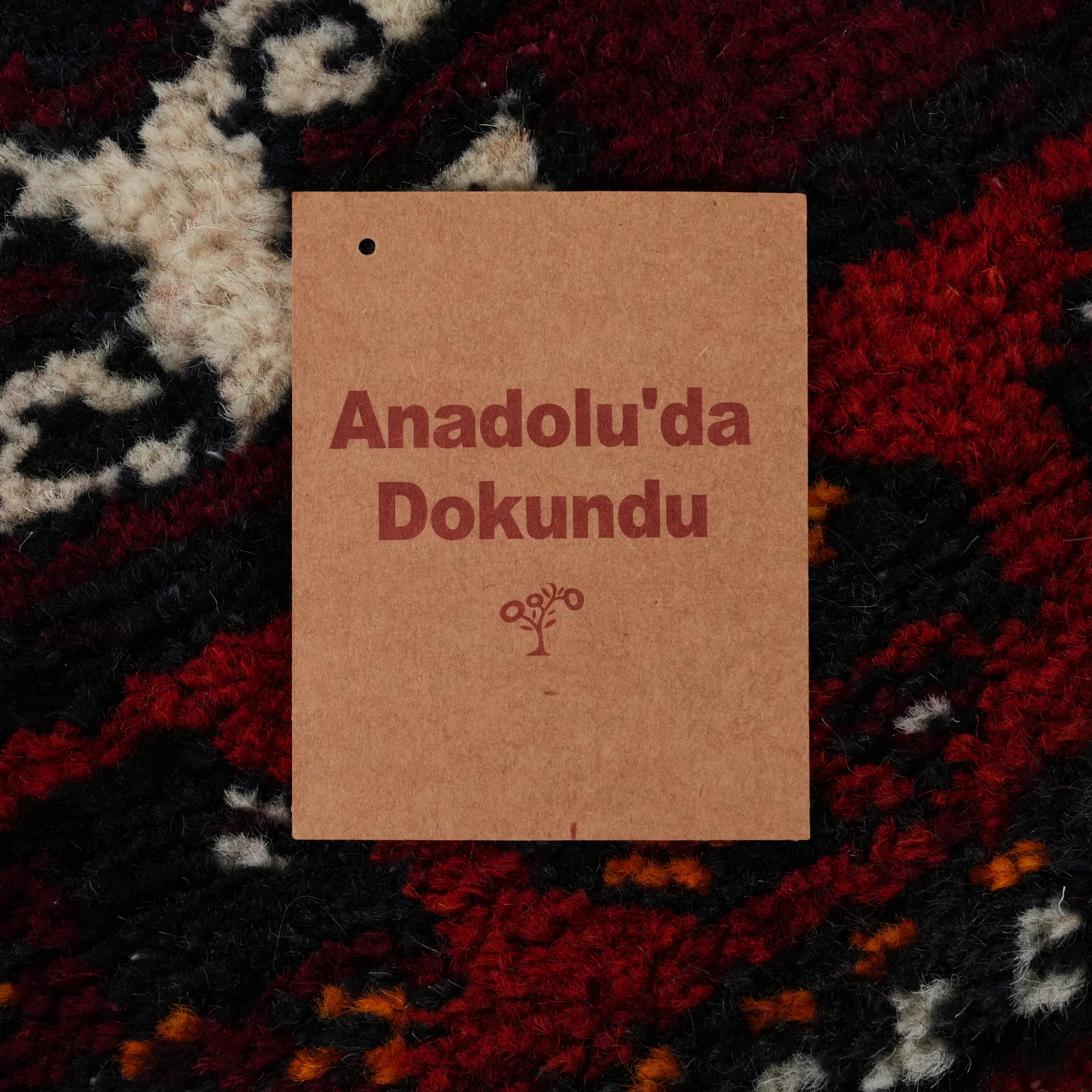 Handwoven Anatolian Patterned Burgundy 80+ Years Root Dye Kirmen Rug