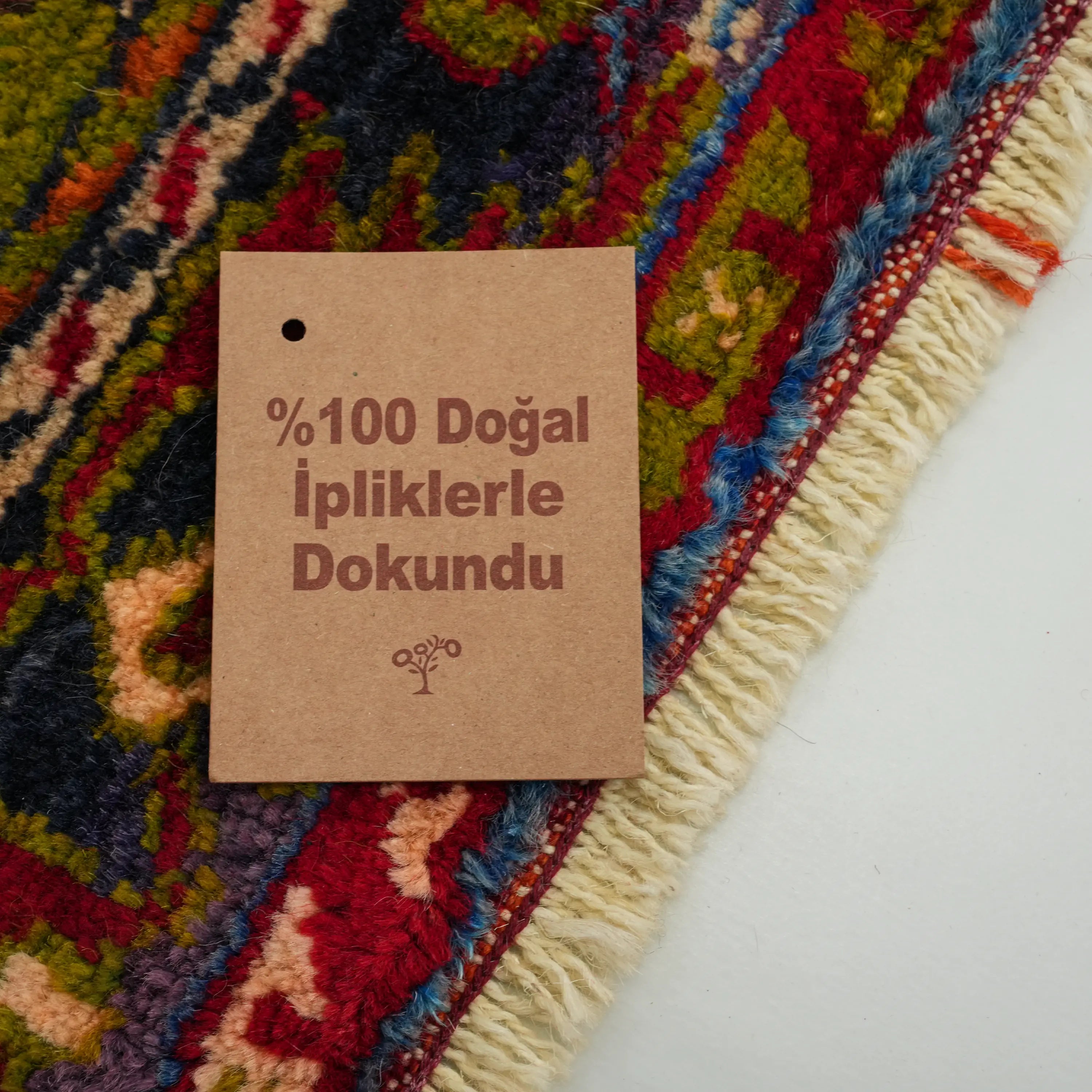 El Dokuma Anadolu Desenli Konya Karapınar Köy Dokuma Sandık Eskisi Yün Halı