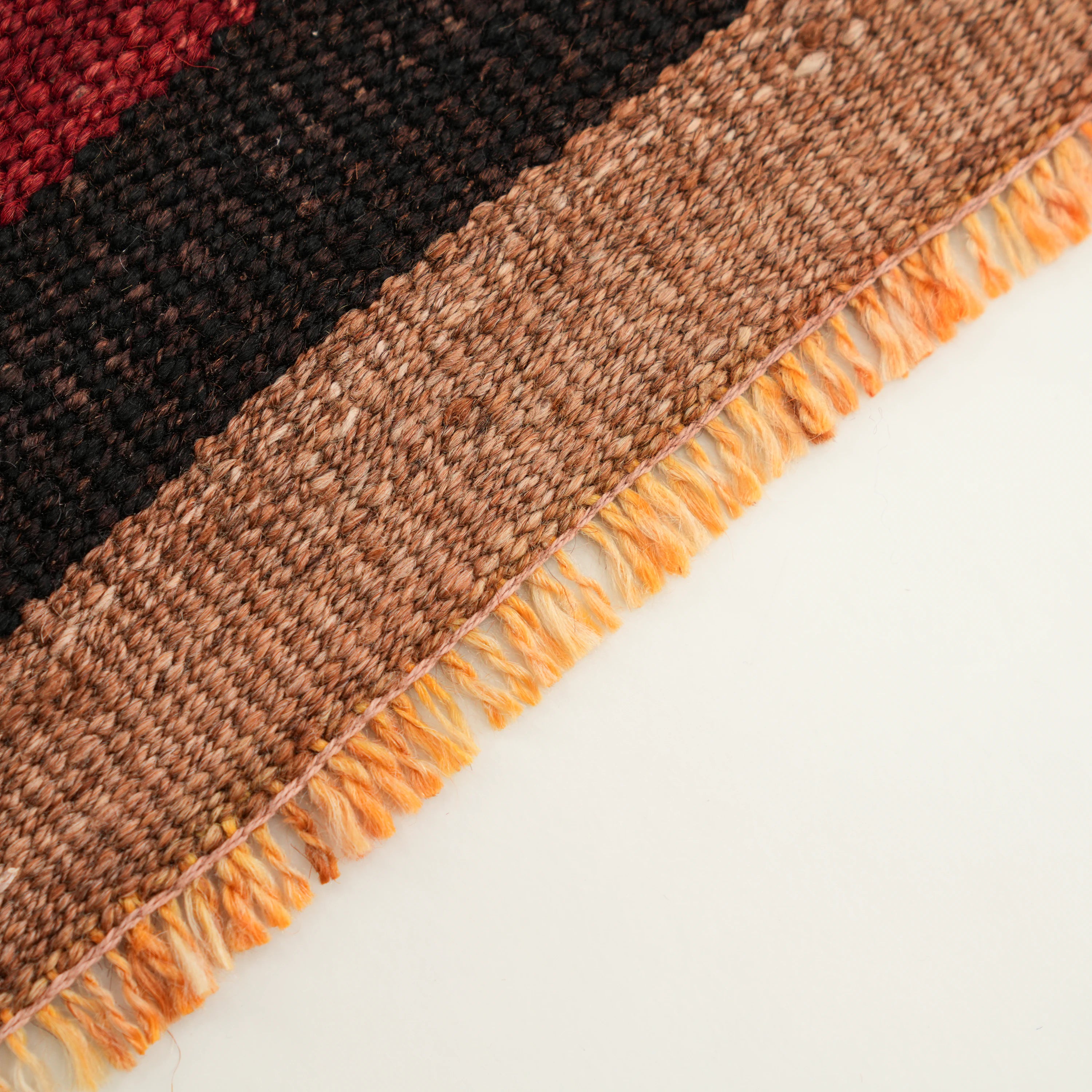 El Dokuma Anadolu Desenli Rengarenk Yün Kilim