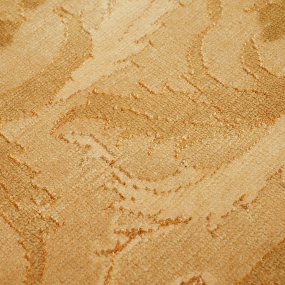 Cream Classic Frame-Pattern Hand-Knotted Wool Rug — wool