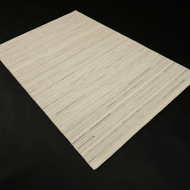 El Dokuma Çizgi Desenli Krem Kilim, 120x180 – 200x300 cm — Halıcızade