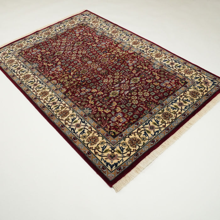 El Dokuma Yün Hereke Halısı, kırmızı, 122x180 cm — Halıcızade