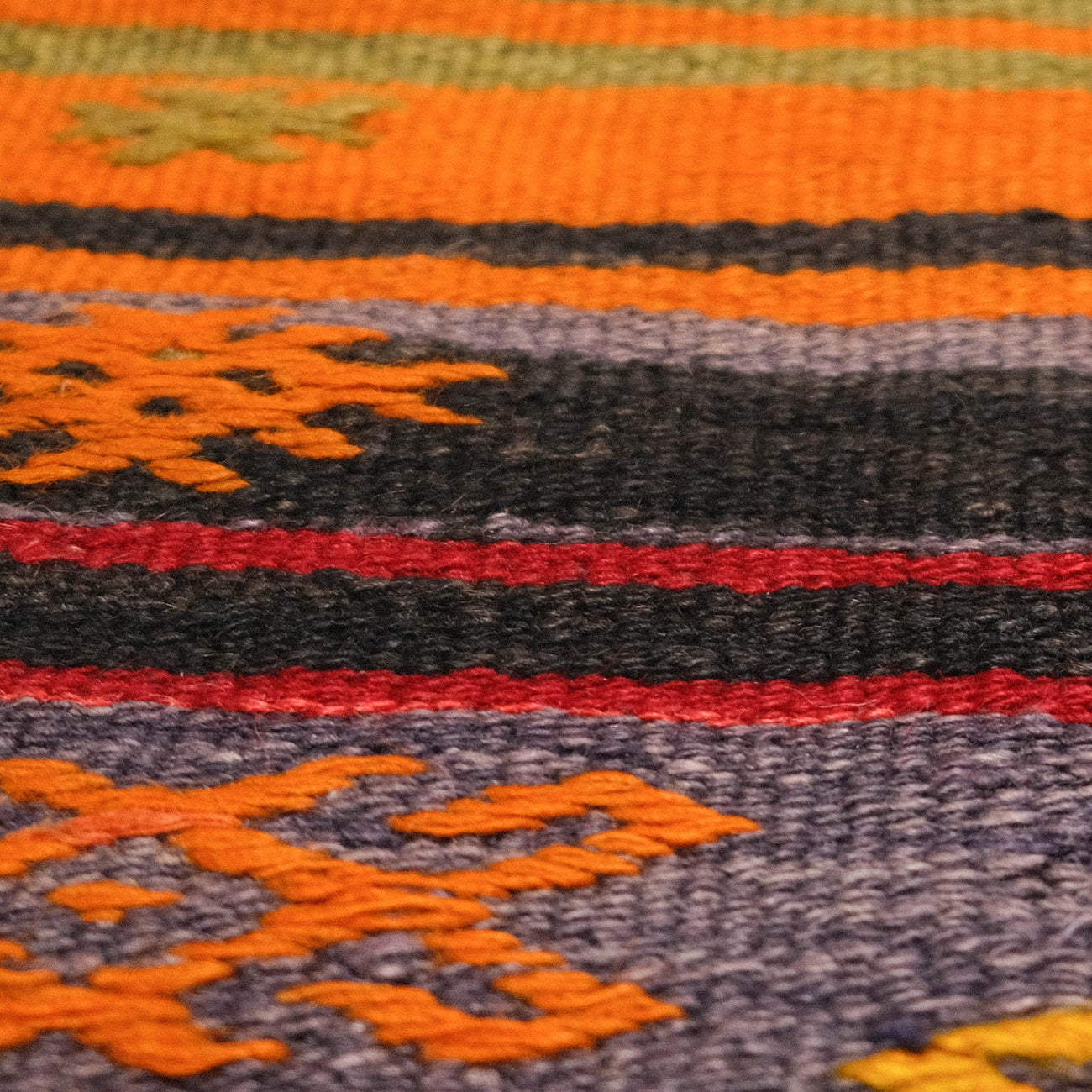 El Dokuma Sandık Eskisi Anadolu Desenli Burdur Cicim Kilim — etnik desenli