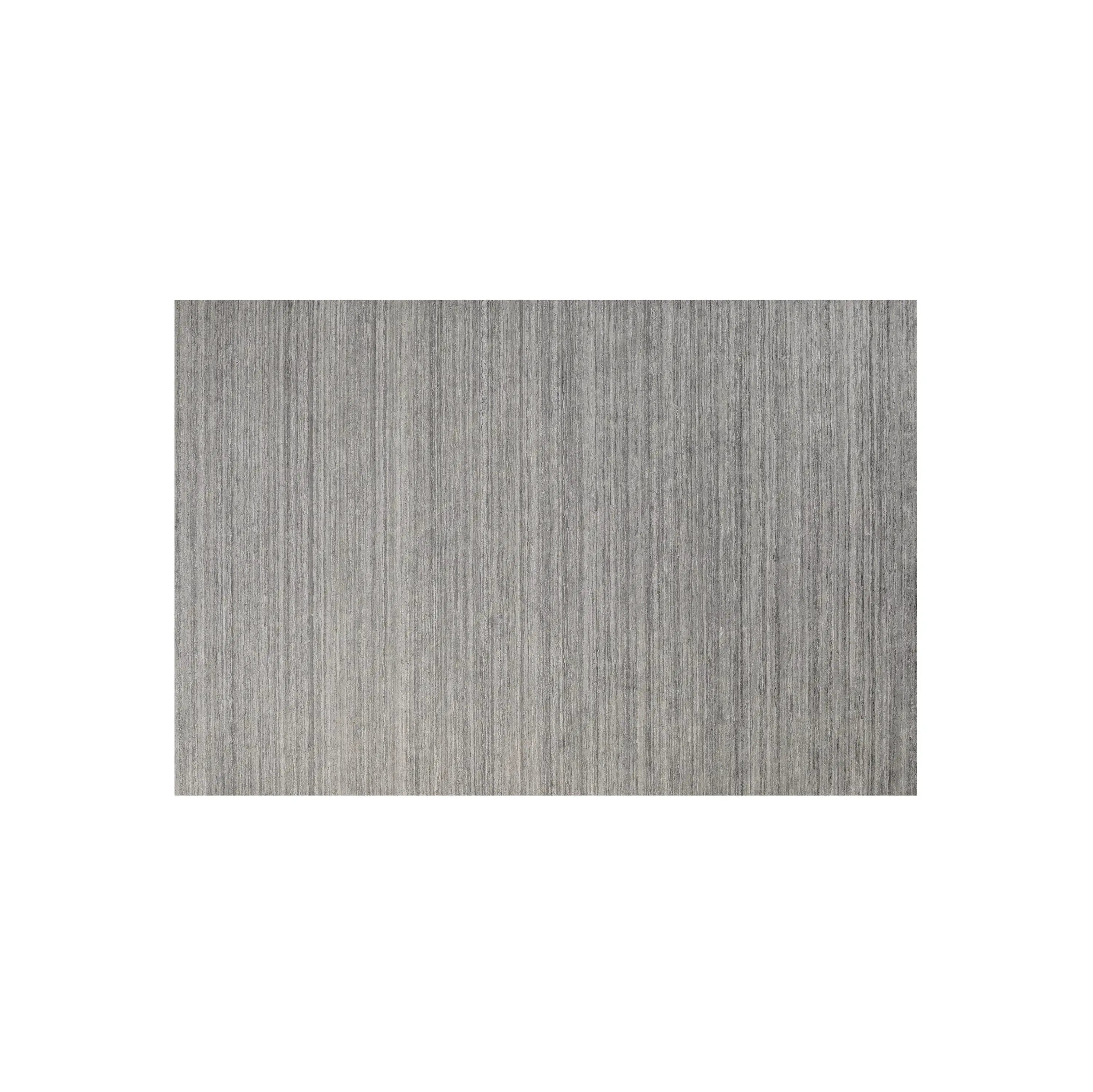 El Dokuma Sade Desenli Antrasit Viskon Halı