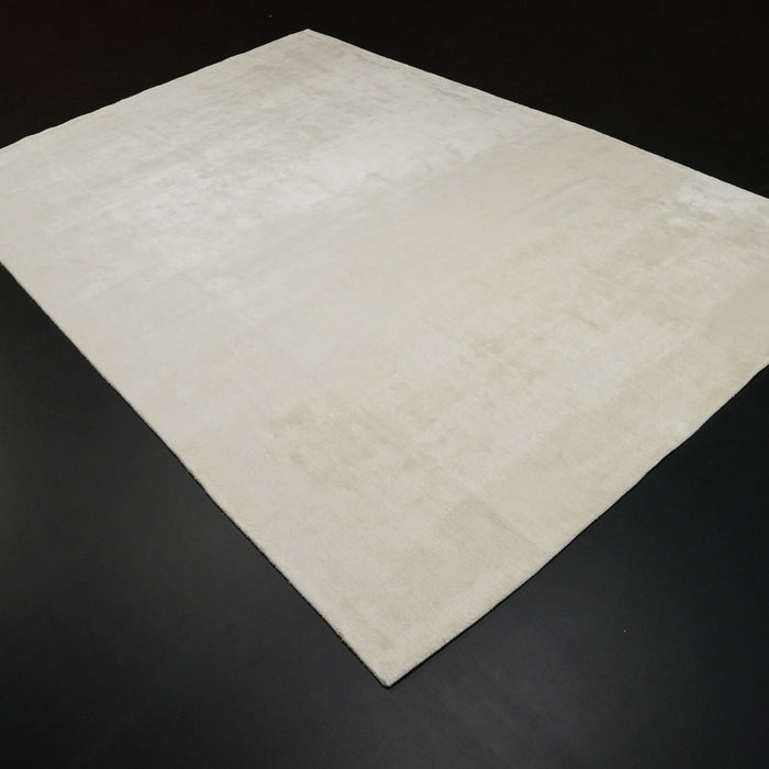 Tezgah Dokuma Sade Desenli Beyaz Halı, 85x295 – 250x350 cm — Halıcızade