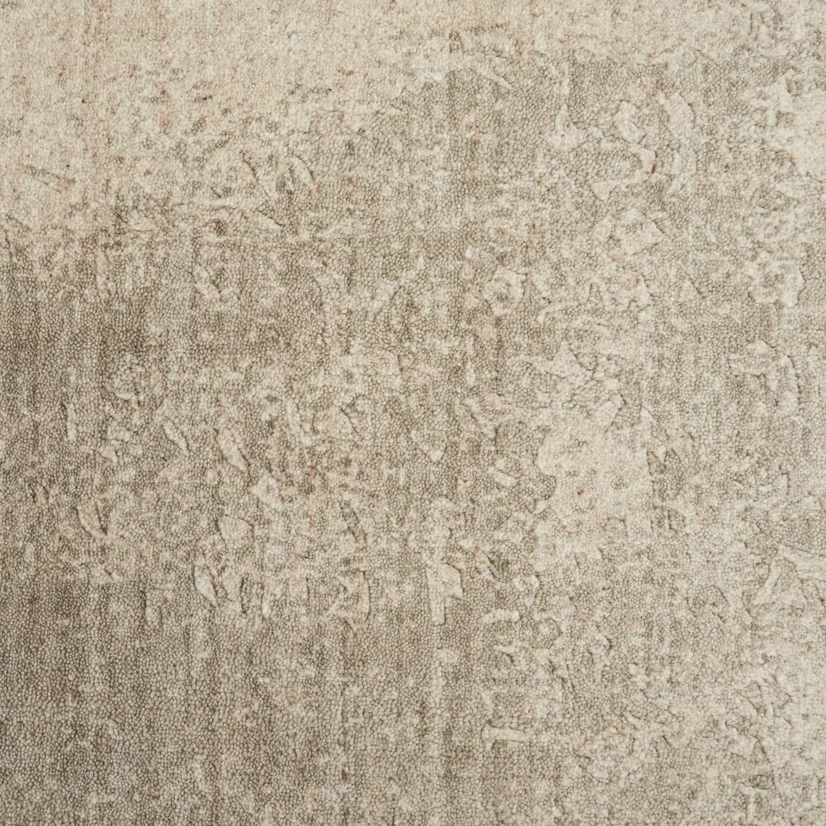 Tezgah Dokuma Soyut Desenli Bej Halı — viskon
