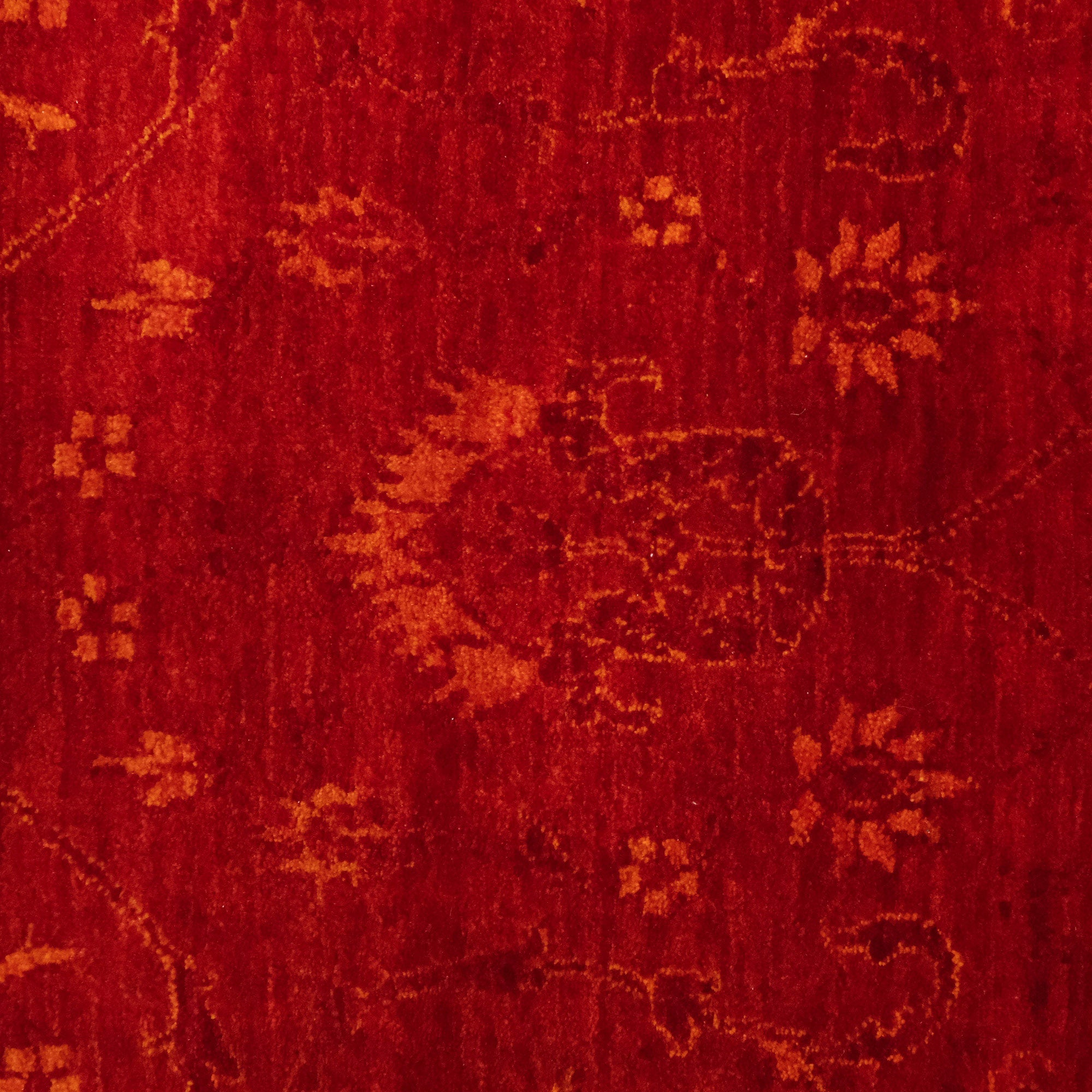 Hand Woven Uşak Patterned Terra Carpet