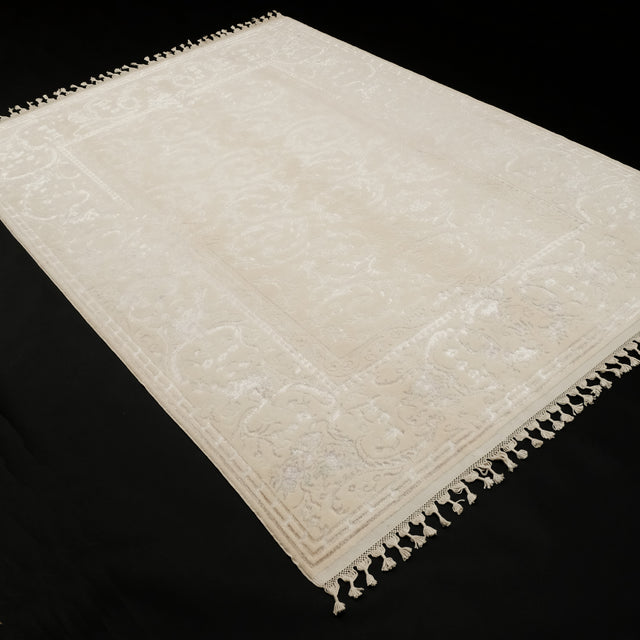 Emirgan Serisi El Dokuma Çiçek Desenli Krem Klasik Halı, 175×244 cm Translation missing: tr.hz.card.alt_brand