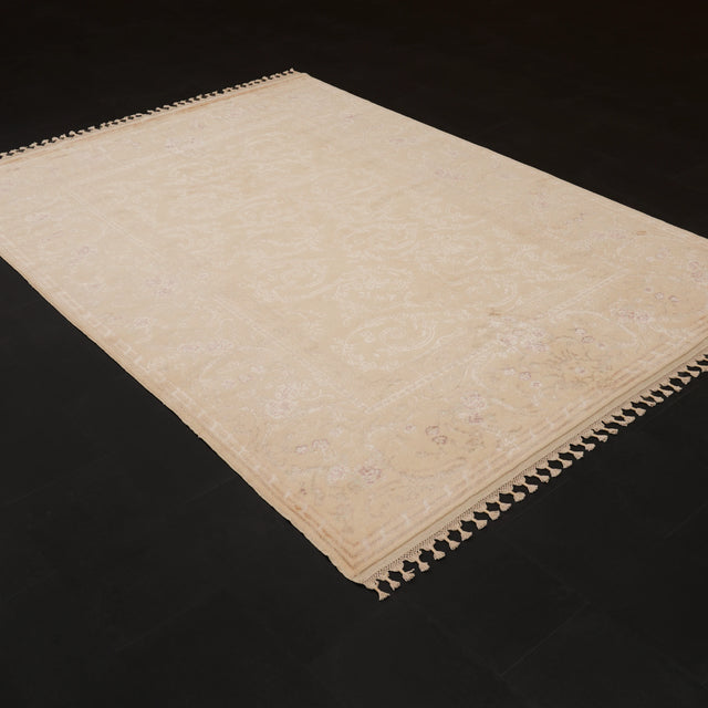 Emirgân Serisi El Dokuma Uşak Desenli Krem Halı, 175×244 cm Translation missing: tr.hz.card.alt_brand