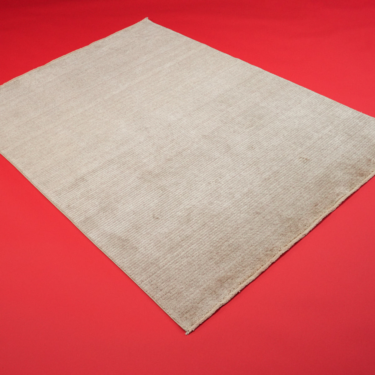 Gessi Serisi Sade Desenli Tezgah Dokuma Bej Halı, 130x190 – 200x300 cm — Halıcızade