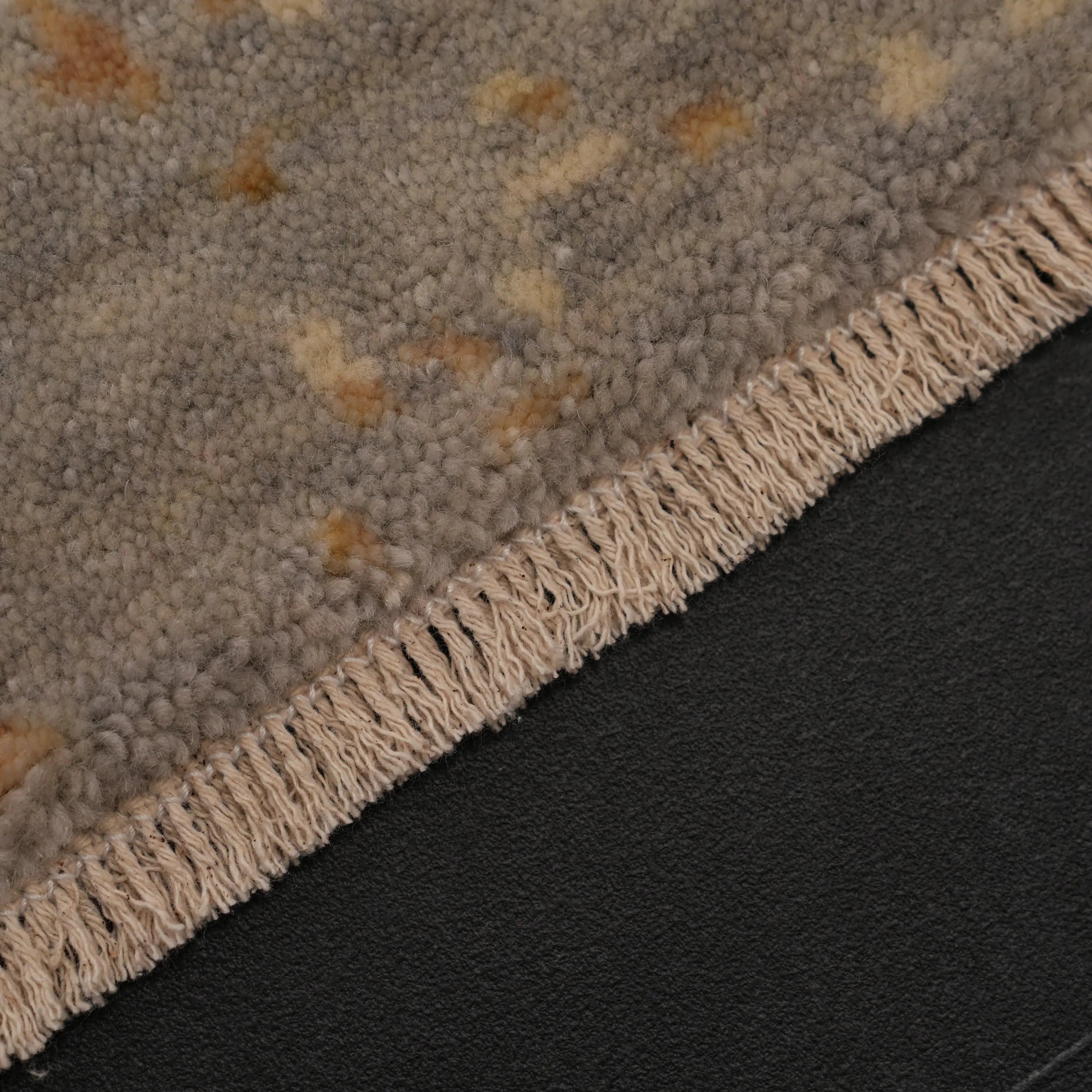 Günyolu Serisi Eğin (Kemaliye) Kapı Desenli Gri Tezgah Dokuma Doğal Halı