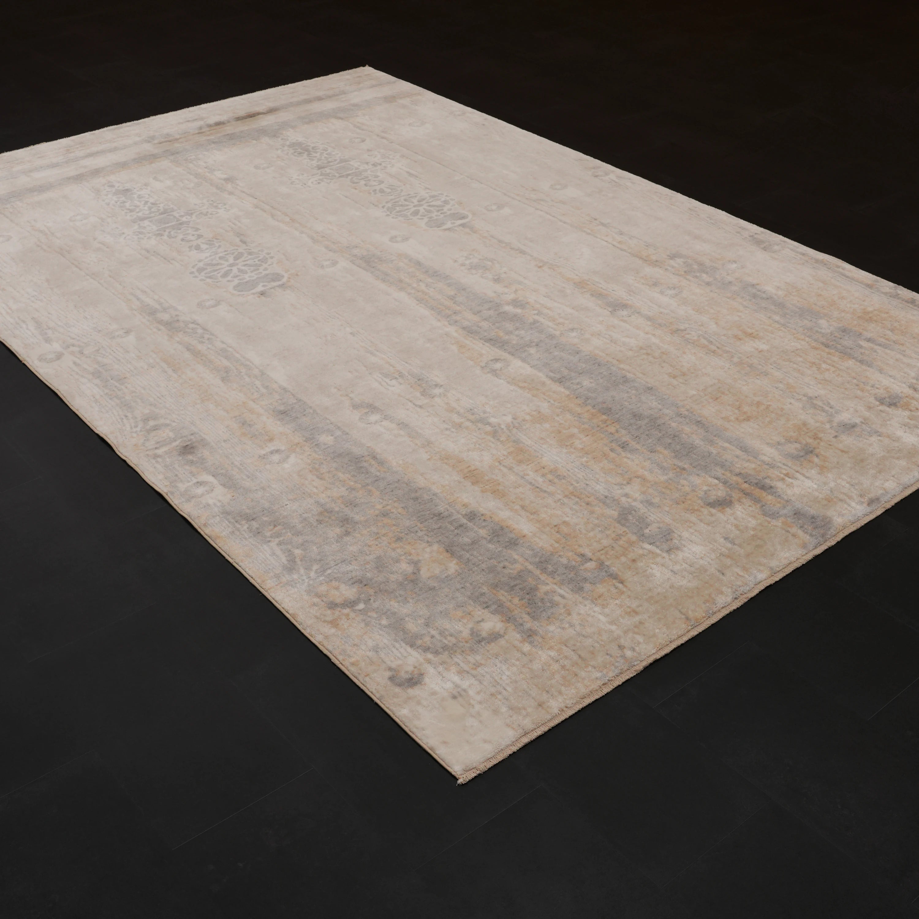 Günyolu Serisi Eğin (Kemaliye) Kapı Desenli Vizon Tezgah Dokuma Doğal Halı