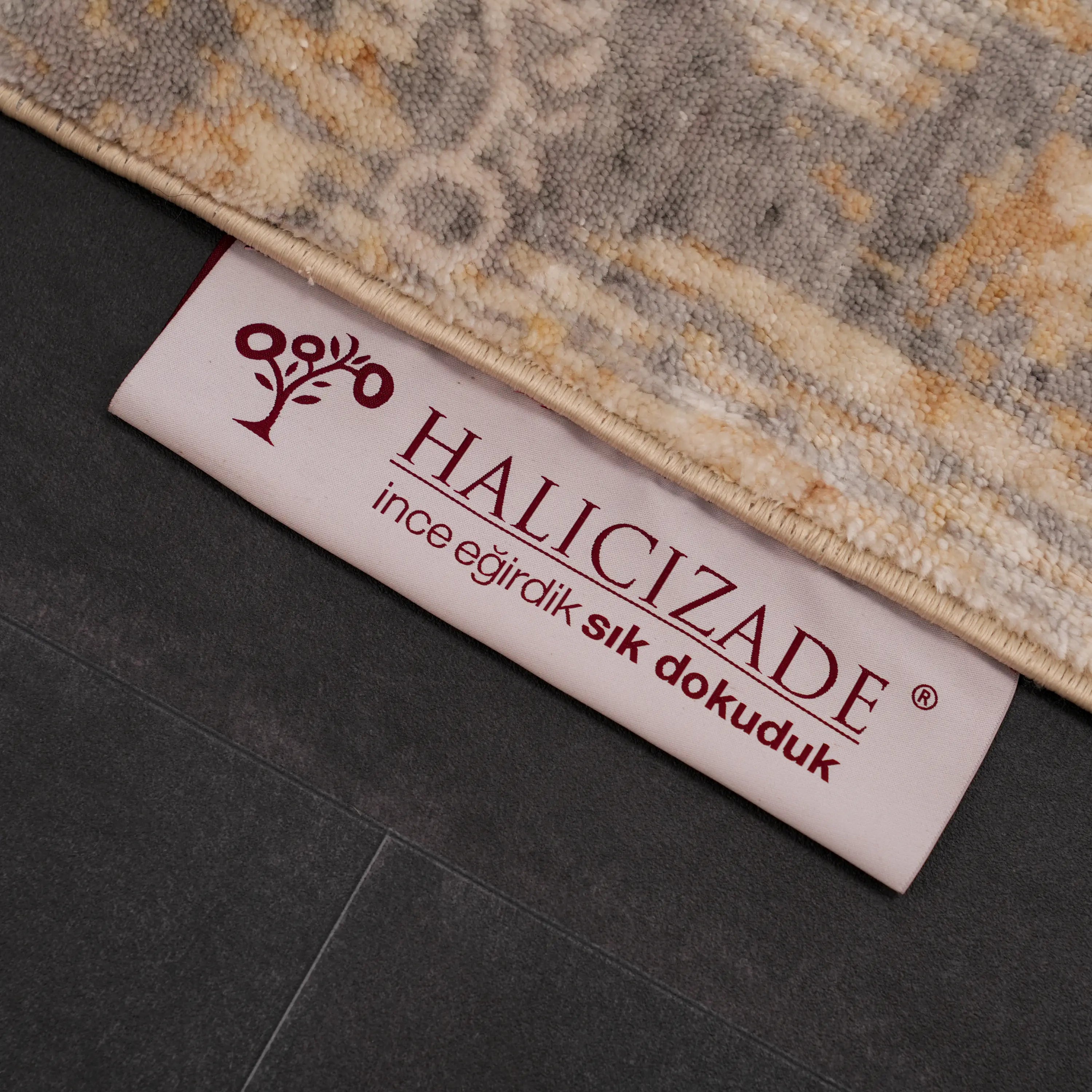 Günyolu Serisi Eğin (Kemaliye) Kapı Desenli Vizon Tezgah Dokuma Doğal Halı