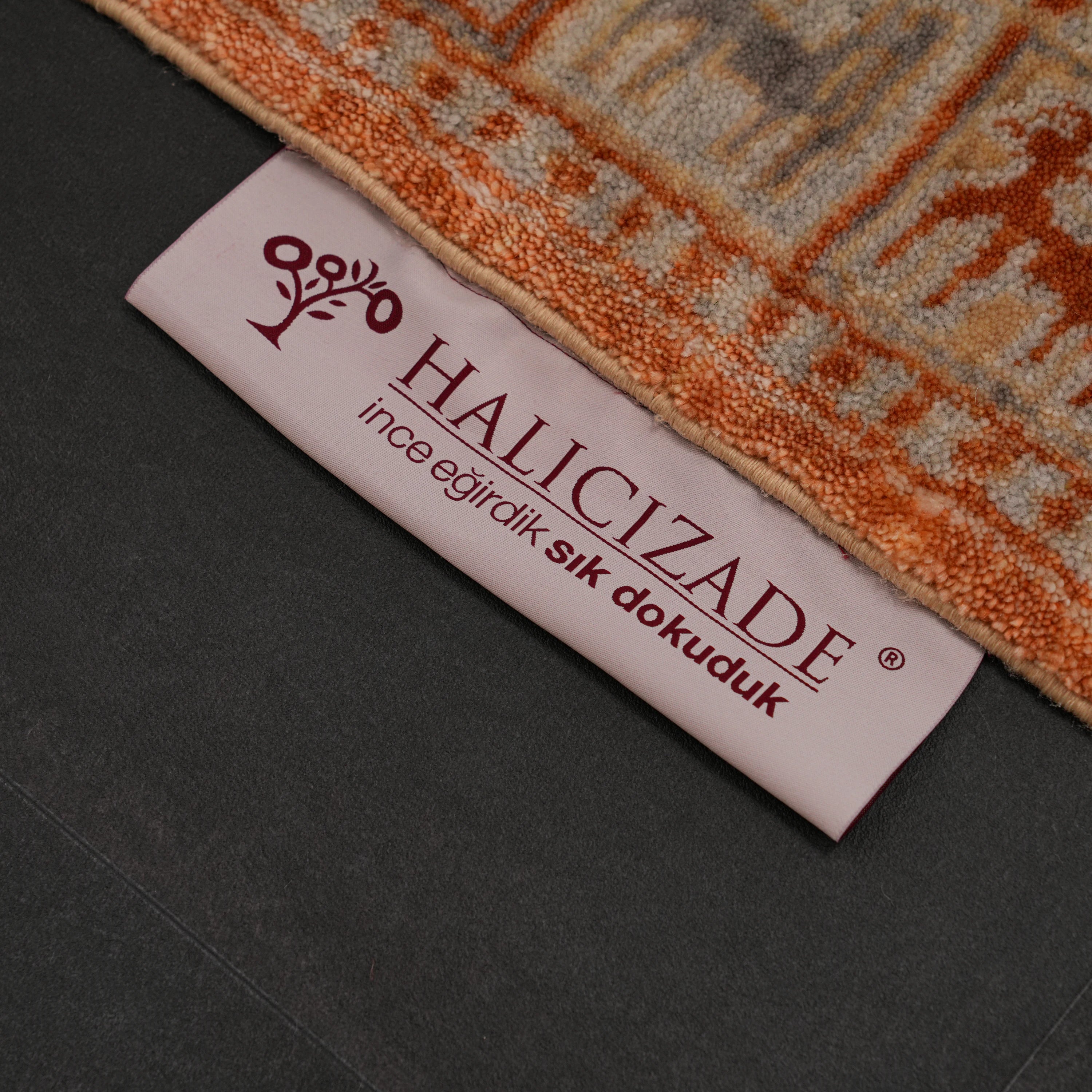 Günyolu Series Pazırık Patterned Terra Loom-Woven Natural Rug