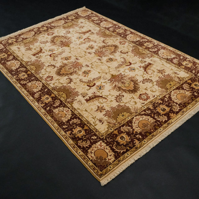 Harem Serisi El Dokuma Uşak Desenli Kahverengi Halı, 162x239 cm — Halıcızade