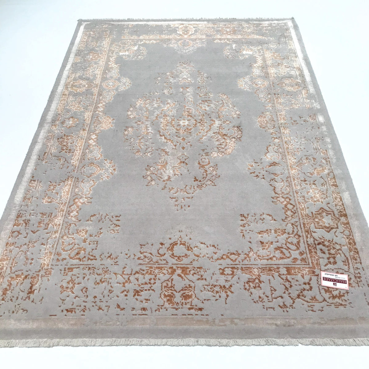 Heritage Serisi Tezgah Dokuma Vintage Desenli Bakır Halı — 130x190 cm