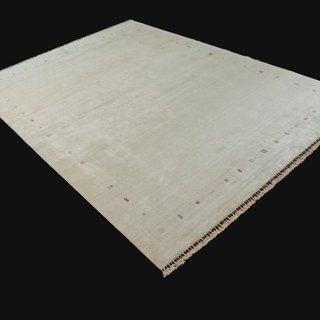 Heritage Series Plain Pattern Cream Tencel Loom Woven Rug, 170×240 – 200×290 cm Translation missing: en.hz.card.alt_brand