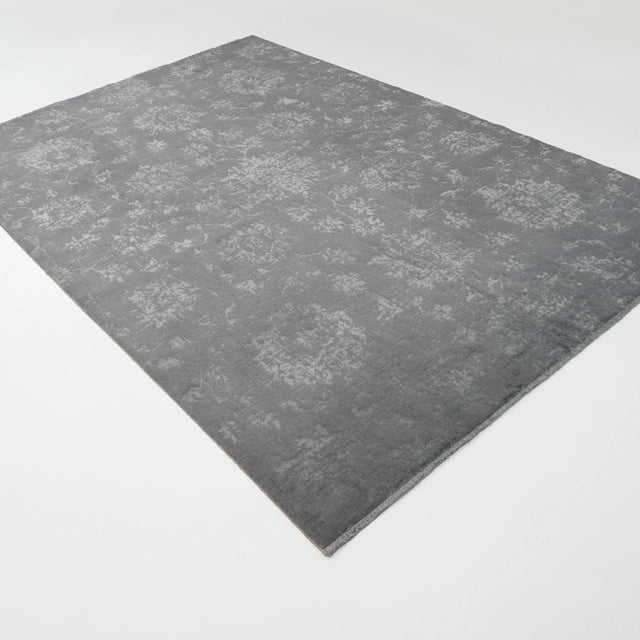 Heritage Series Vintage Patterned Gray Wool Loom Woven Rug, 200×300 cm Translation missing: en.hz.card.alt_brand