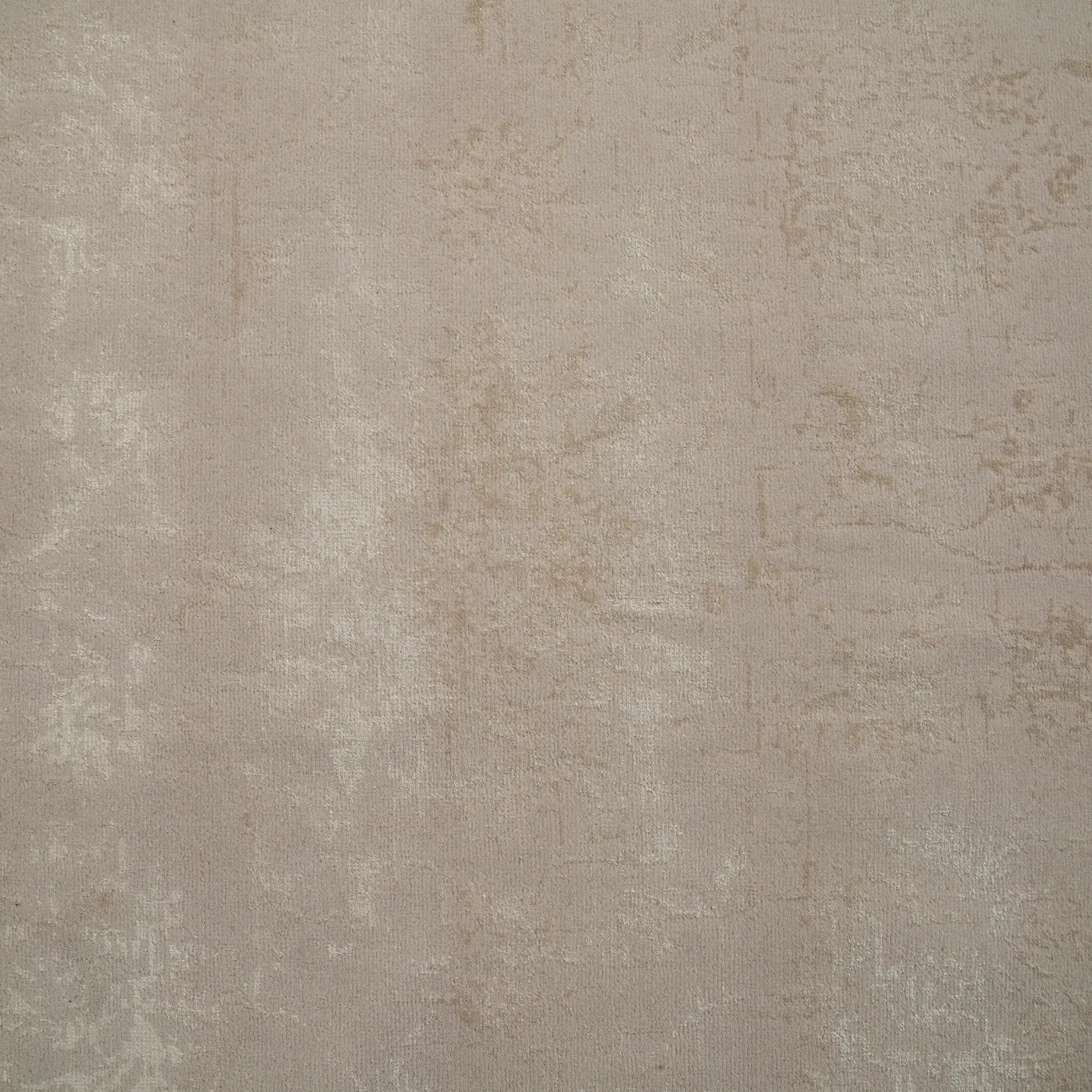 Heritage Serisi Vintage Desenli Krem Yün Tezgah Dokuma Halı