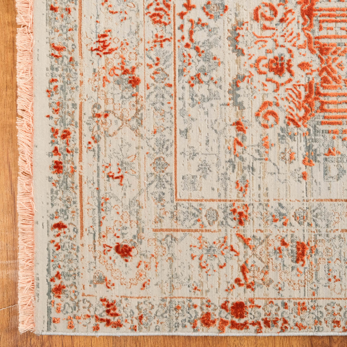 Historia Serisi Vintage Desenli Makine Dokuma Halı — etnik desenli