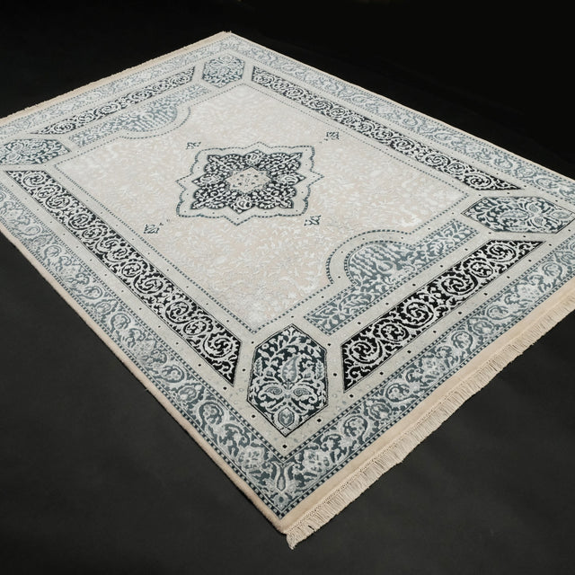 Hümayun Serisi Anadolu Desenli Mavi El Dokuma Halı, 125x185 – 250x350 cm — Halıcızade
