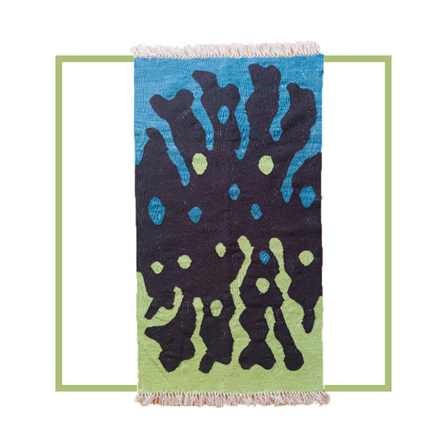 Studio Potato Drop El Dokuması Kilim, rengarenk, 80x140 – 160x210 cm — Halıcızade