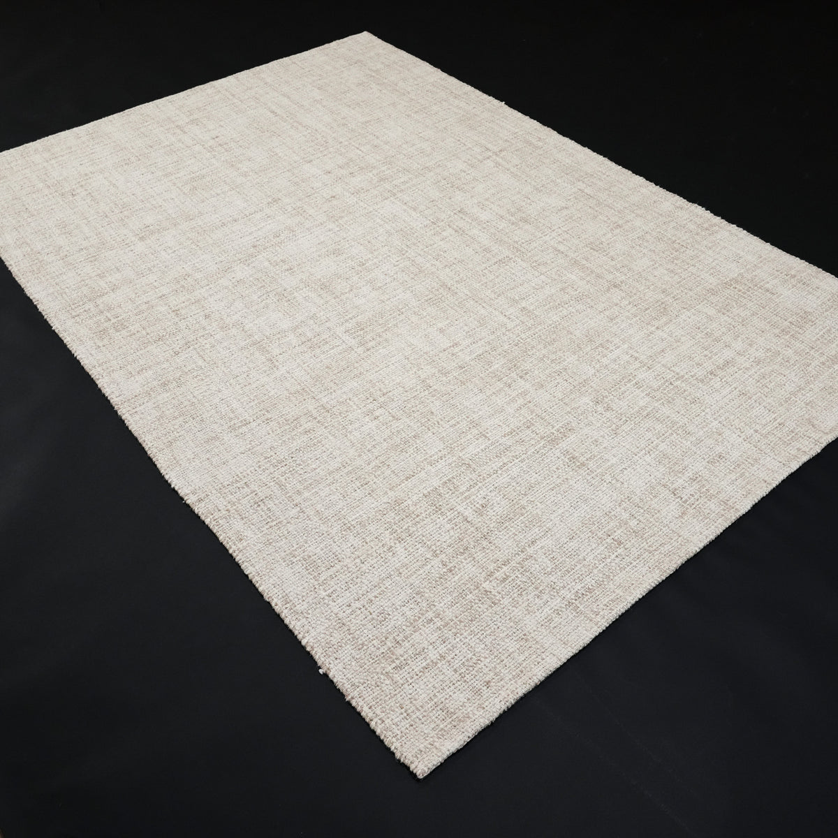 Jura Sade Desenli El Dokuma Halı, krem, 80x150 – 240x340 cm — Halıcızade