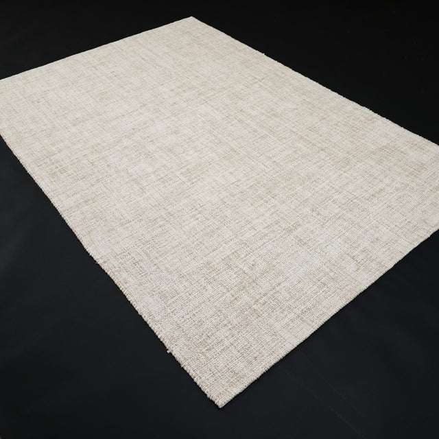 Jura Sade Desenli El Dokuma Halı, krem, 80x150 – 240x340 cm — Halıcızade