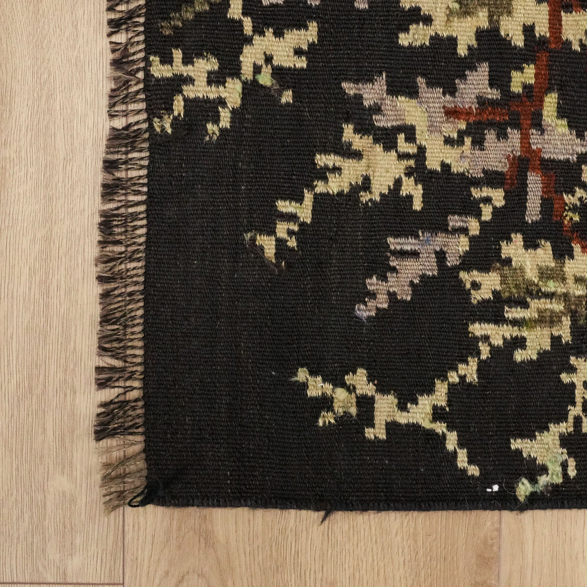 Karabağ Desenli El Dokuma Yün Kilim — etnik desenli