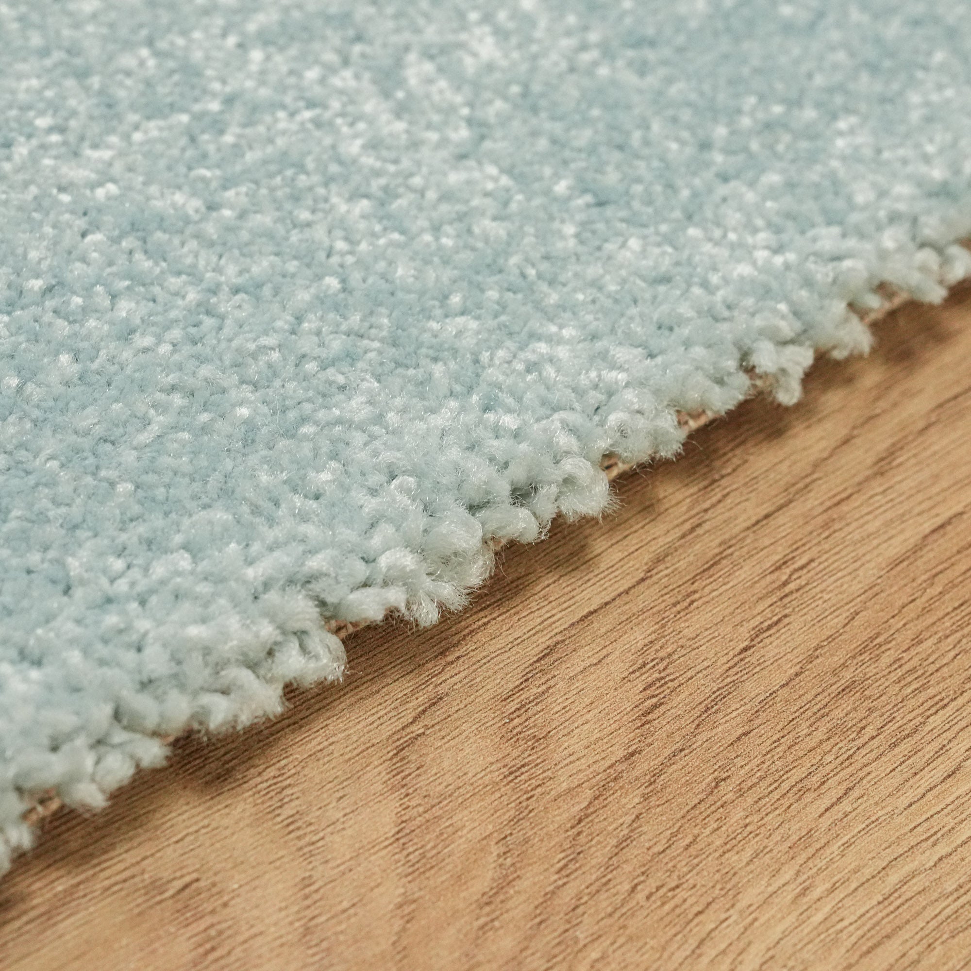 Kids Series Star Patterned Blue Carpet