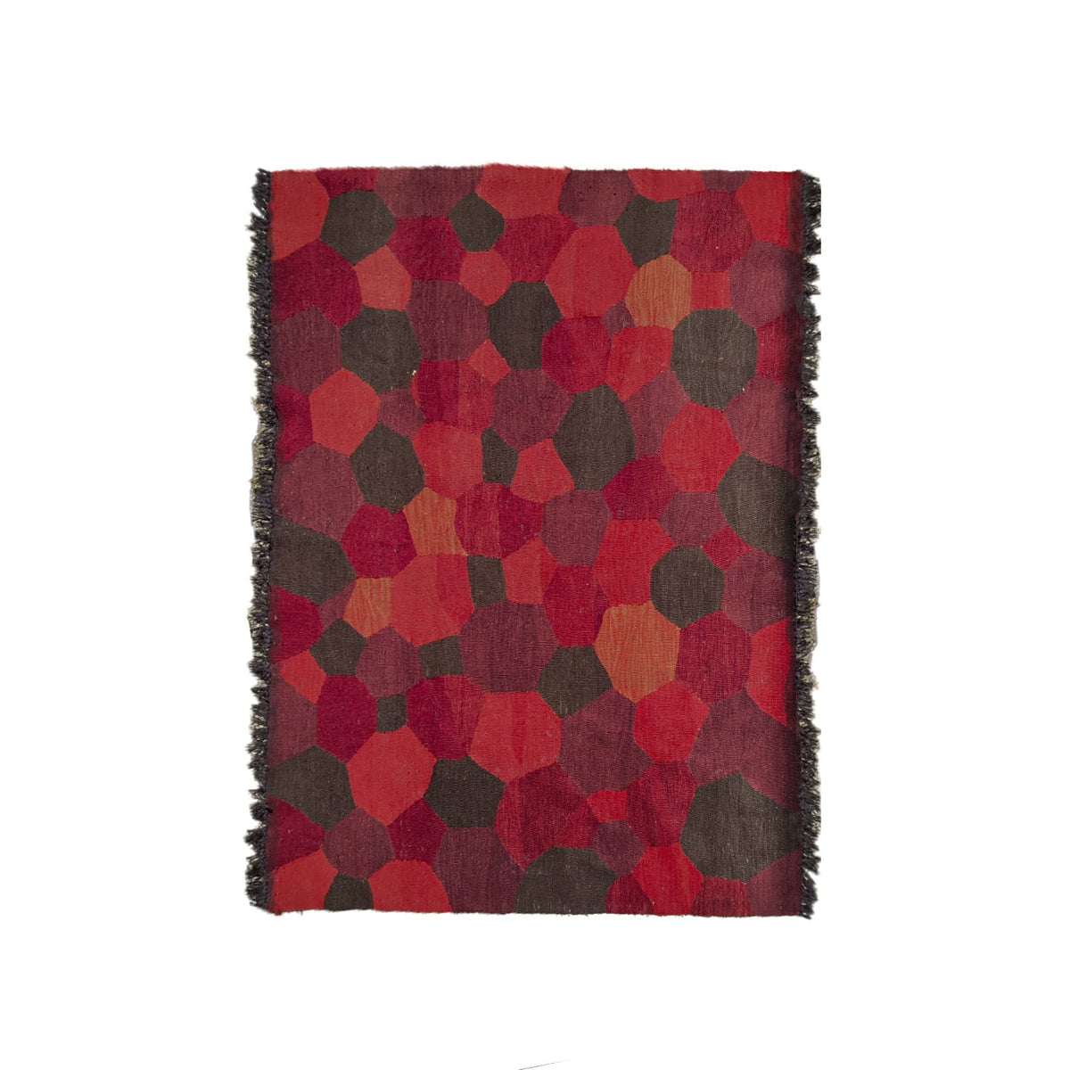Studio Potato Liber El Dokuması Kilim, kırmızı, 80x140 – 250x340 cm — Halıcızade