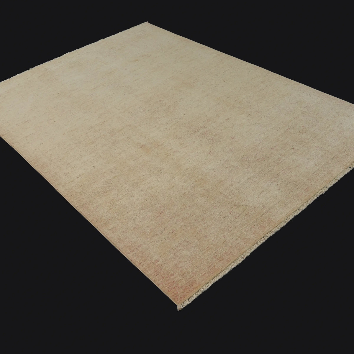 Mahal Serisi El Dokuma Vintage Desenli Krem Yün Halı, 170x240 cm — Halıcızade