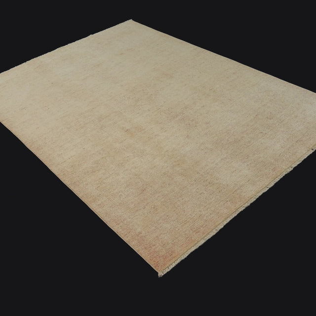 Mahal Serisi El Dokuma Vintage Desenli Krem Yün Halı, 170x240 cm — Halıcızade