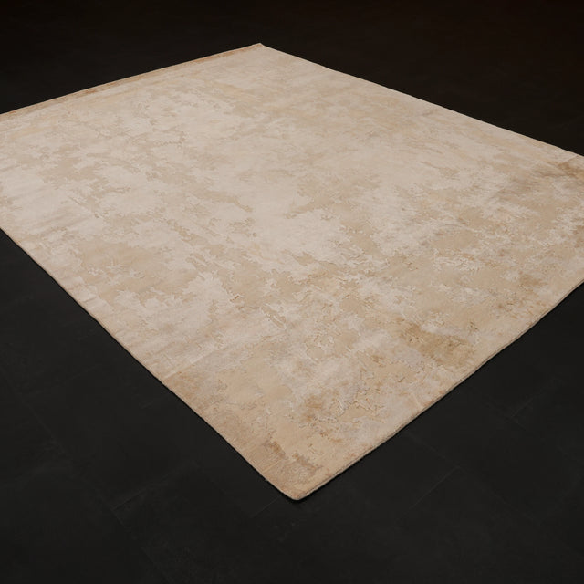 Maison Serisi El Dokuma Soyut Desenli Yün Krem Halı, 240×304 cm Halıcızade