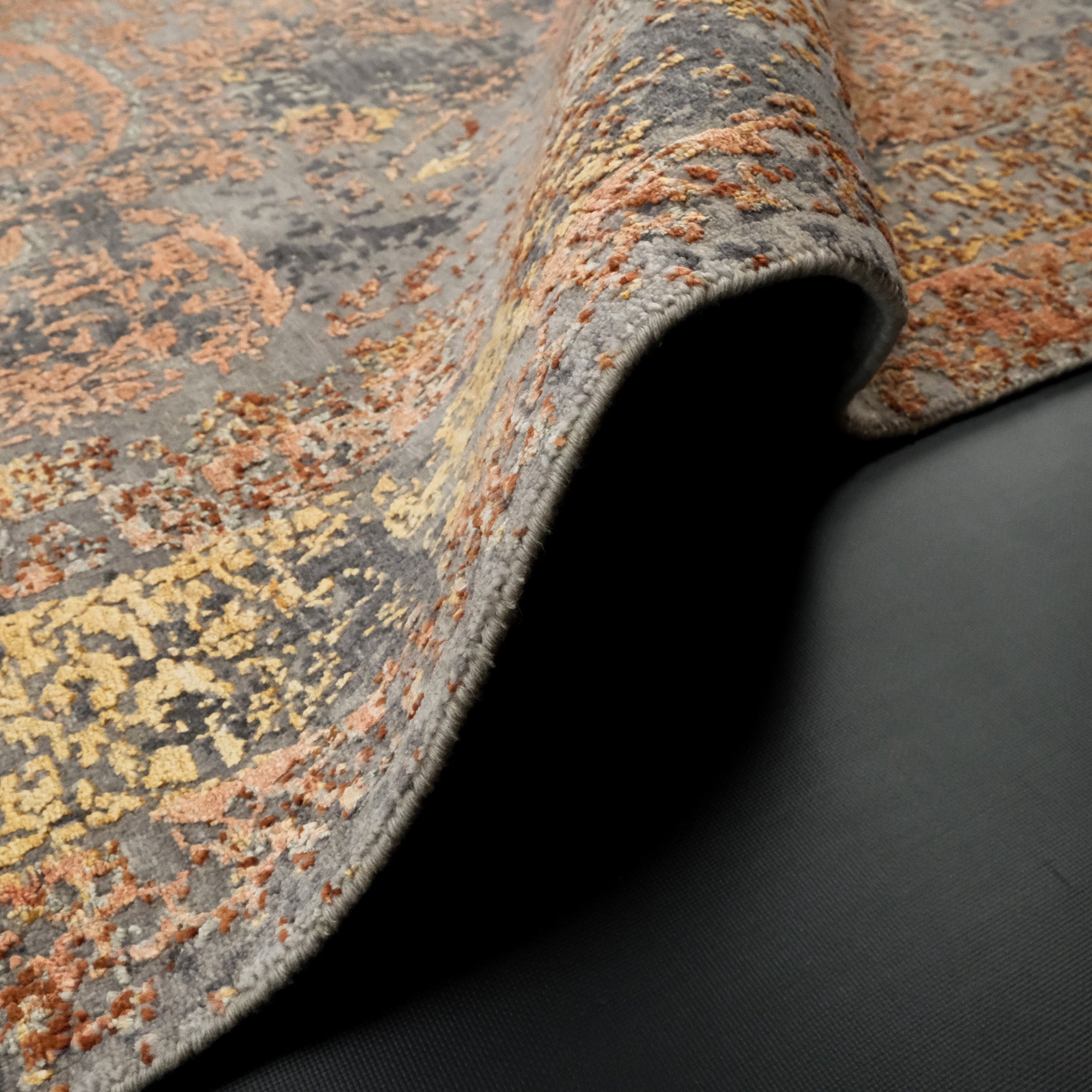 Hand Woven Vintage Copper Carpet